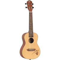 Ortega Guitars, 4-String Bonfire Series Concert Ukulele, Right-Handed, Acoustic, (RU5)