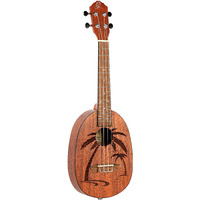 Ortega Guitars, 4-String Bonfire Series Pineapple Ukulele, Right-Handed, Acoustic, (RUPA5MM)