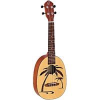 Ortega Guitars, 4-String Bonfire Series Pineapple Ukulele, Right-Handed, Acoustic, (RUPA5)