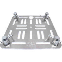 ProX XT-BP12AH 12" Aluminum 8mm Slotted Holes Truss Top Plate for F34 F32 F31 Conical Square Truss with Twist Locks and Connectors