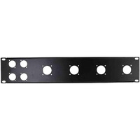 Prox T-P2-4X4 2 Unit UNLOADED Patch Panel for 4 XLR and 4 NL4 Speaker Twist or NAC3 Power Connection