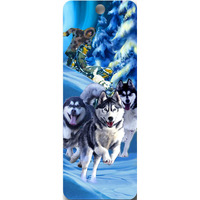 Sled Dogs, 3-D Bookmark with Tassel