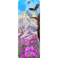 Mountain Range, 3-D Bookmark with Tassel