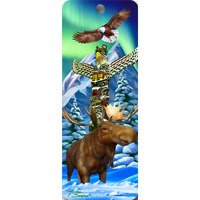 Totem Pole, 3-D Bookmark with Tassel