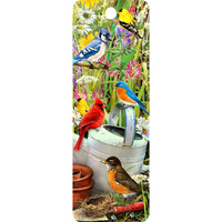 Thirsty Birds 3-D Bookmark