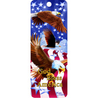 GOD BLESS AMERICA- 3D BOOKMARK
