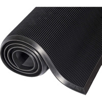 Crown Matting MASK29BK Mat-A-Dor Rubber Fingertip Scraper Mat, Outdoor and Foyer Use, Easy to Clean, 32 X 39, Black