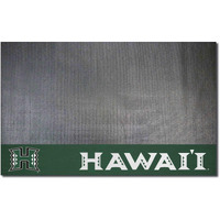 FANMATS 21628 Hawaii Rainbows Vinyl Grill Mat - 26in. x 42in. - Deck Patio Protective Mat | Oil, flame, and UV resistant