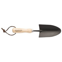 Green Thumb Gt4316 Wood Handle Transplanter W/Hang Up Hole, Black Powder, 11.5"
