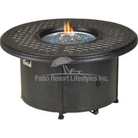 Patio Resort 48" Windsor Series Round Fire Table with Built-in Burner