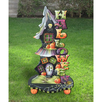 G.DeBrekht 8457402F Halloween Candle Holder Free-Standing Garden Decor