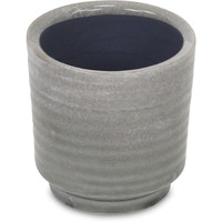 Cheungs Gray Rippled Ceramic Planter