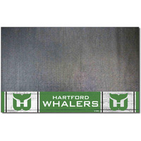 FANMATS 35492 NHL Retro Hartford Whalers Vinyl Grill Mat - 26in. x 42in.