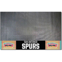FANMATS 35388 NBA Retro San Antonio Spurs Vinyl Grill Mat - 26in. x 42in.