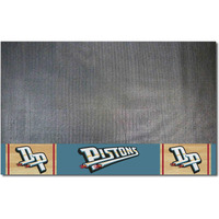 FANMATS 35284 NBA Retro Detroit Pistons Vinyl Grill Mat - 26in. x 42in.