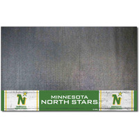 FANMATS 35527 NHL Retro Minnesota North Stars Vinyl Grill Mat - 26in. x 42in.