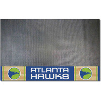 FANMATS 35219 NBA Retro Atlanta Hawks Vinyl Grill Mat - 26in. x 42in.