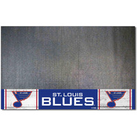 FANMATS 35583 NHL Retro St. Louis Blues Vinyl Grill Mat - 26in. x 42in.