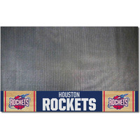 FANMATS 35300 NBA Retro Houston Rockets Vinyl Grill Mat - 26in. x 42in.