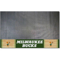 FANMATS 35324 NBA Retro Milwaukee Bucks Vinyl Grill Mat - 26in. x 42in.