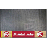 FANMATS 35208 NBA Retro Atlanta Hawks Vinyl Grill Mat - 26in. x 42in.