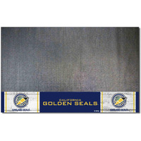 FANMATS 35813 NHL Retro California Golden Seals Vinyl Grill Mat - 26in. x 42in.