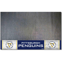 FANMATS 35569 NHL Retro Pittsburgh Penguins Vinyl Grill Mat - 26in. x 42in.