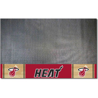 FANMATS 35316 NBA Retro Miami Heat Vinyl Grill Mat - 26in. x 42in.