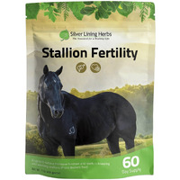 Silver Lining Herbs Stallion Fertility - Natural Supplement Supporting Stallion Libido & Normal Disposition - Keeps Stallions in Top Breeding Condition - Equine Fertility Support - 1 lb Bag