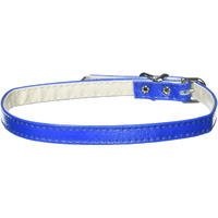 Dog, Puppy & Pet Plain Collar, "3/8" Wide" Blue 16