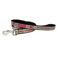 MLB Reflective Baseball Leash Size: Large (1" W x 60" L), MLB Team: Anaheim Angels