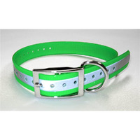 Grain Valley Dog Supply 1" Universal Reflective Collar Green