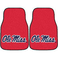 Fanmats Mississippi Rebels Carpeted Car Mats