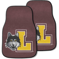 FANMATS NCAA Loyola University Chicago Ramblers Nylon Face 2-pc Carpet Car Mat Set, 18"x27"