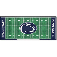 FANMATS Home Decorative Accessories Penn State Collage Sports Team Logo Football Field-Shaped Area Rugs Runner 30"x72"