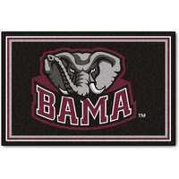 FANMATS Alabama Crimson Tide Rug 5x8