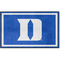 FANMATS 6280 Duke University 4ft. X 6ft. Plush Area Rug