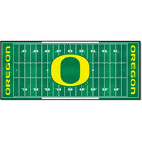 FANMATS NCAA University of Oregon Ducks Nylon Face Football Field Runner, 30"x72"
