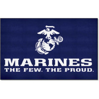 FANMATS 6976 U.S. Marines Ulti-Mat Rug - 5ft. x 8ft. | Sports Fan Area Rug, Home Decor Rug and Tailgating Mat - Red