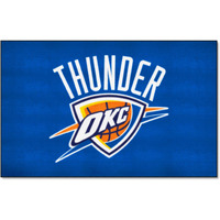 FANMATS 9412 Oklahoma City Thunder Ulti-Mat Rug - 5ft. x 8ft. | Sports Fan Area Rug, Home Decor Rug and Tailgating Mat