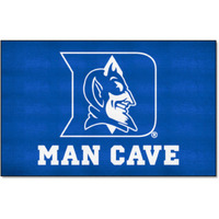 FANMATS 14543 Duke Blue Devils Man Cave UltiMat Rug - 5ft. x 8ft. | Sports Fan Area Rug, Home Decor Rug and Tailgating Mat - "D & Devil" Logo