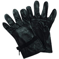 Fox Outdoor Products GI Type Leather Gloves, Shell, Size 5