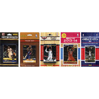 NBA Atlanta Hawks 5 Different Licensed Trading Card Team Sets, Brown, One Size