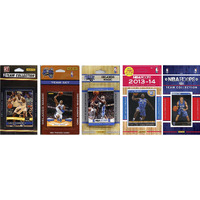 NBA Orlando Magic 5 Different Licensed Trading Card Team Sets, Brown, One Size