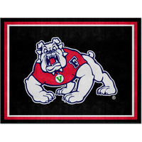 FANMATS 17405 Fresno State Rug, Team Color, 87" x 117"