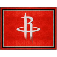 FANMATS 17452 NBA Houston Rockets Rug, Team Color, 87" x 117"