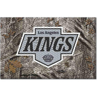 FANMATS 19149 Los Angeles Kings Rubber Scraper Door Mat, Camo Color