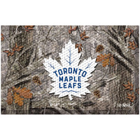 FANMATS 19177 Toronto Maple Leafs Rubber Scraper Door Mat, Camo Color