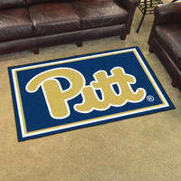 FANMATS 19664 Pittsburgh 4'X6' Rug, Team Color, 44"x71"