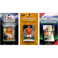 MLS Houston Dynamo 3 Different Trading Card Sets, White